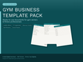 Gym Business Template Pack | 8 Essential Documents for Gym Owners & Fitness Studio Professionals | Printable PDF Templates